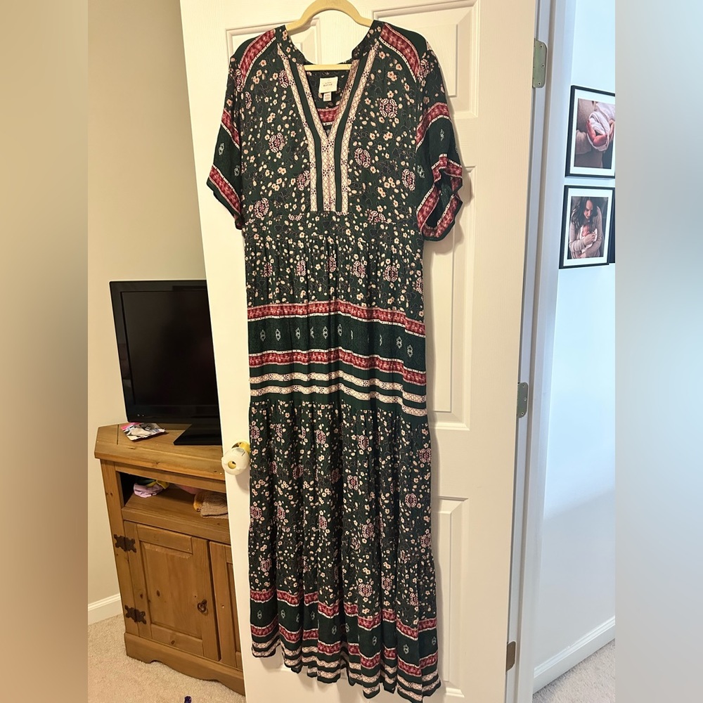 Knox Rose Floral V Neck Maxi Dress